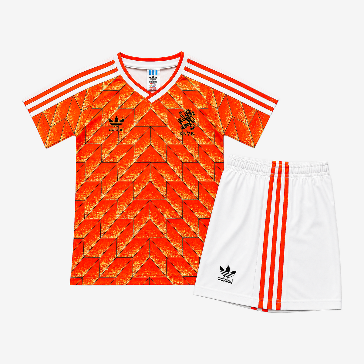 Netherlands Retro Home 1988 Kids Shirt Kit