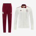 Spain Tracksuit 26/27 - White and Burgundy