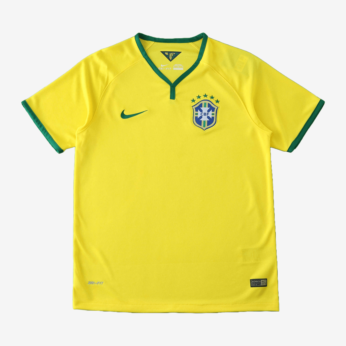 Brazil Retro Home 2014 Men's Shirt