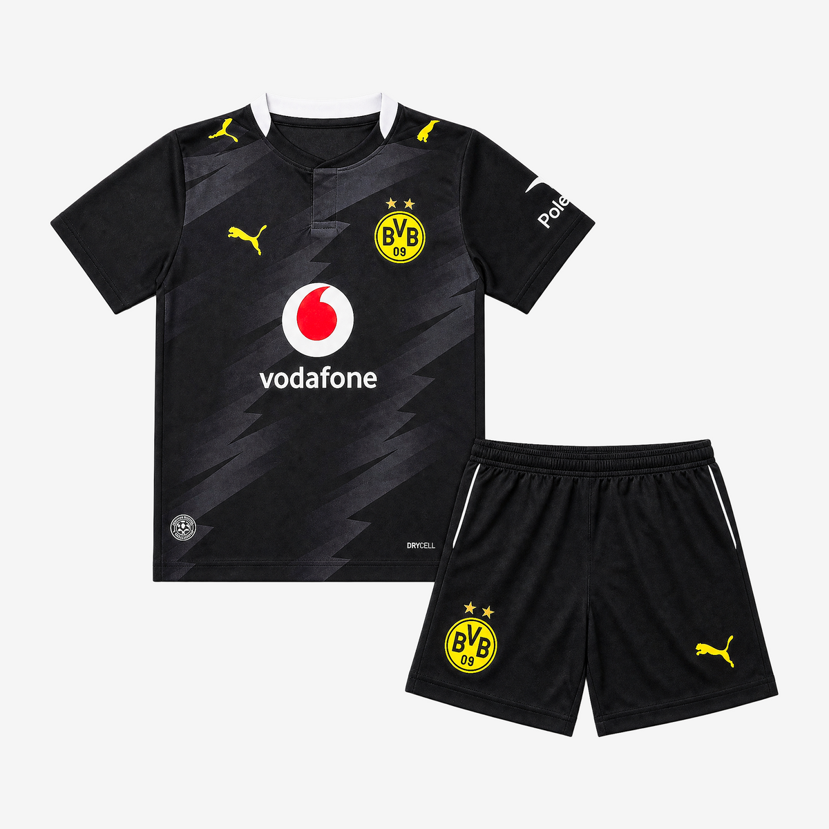Borussia Dortmund Away 26/27 Kids Shirt Kit