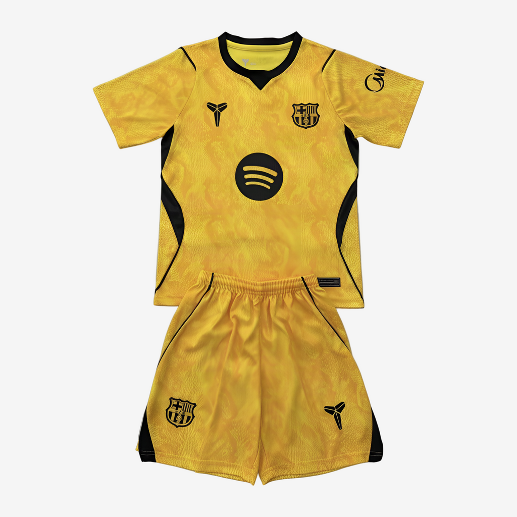 Barcelona Goalkeeper 26/27 Kids Shirt Kit - Yellow