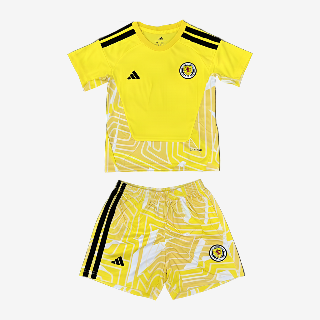 Scotland Goalkeeper 26/27 Kids Shirt Kit - Yellow
