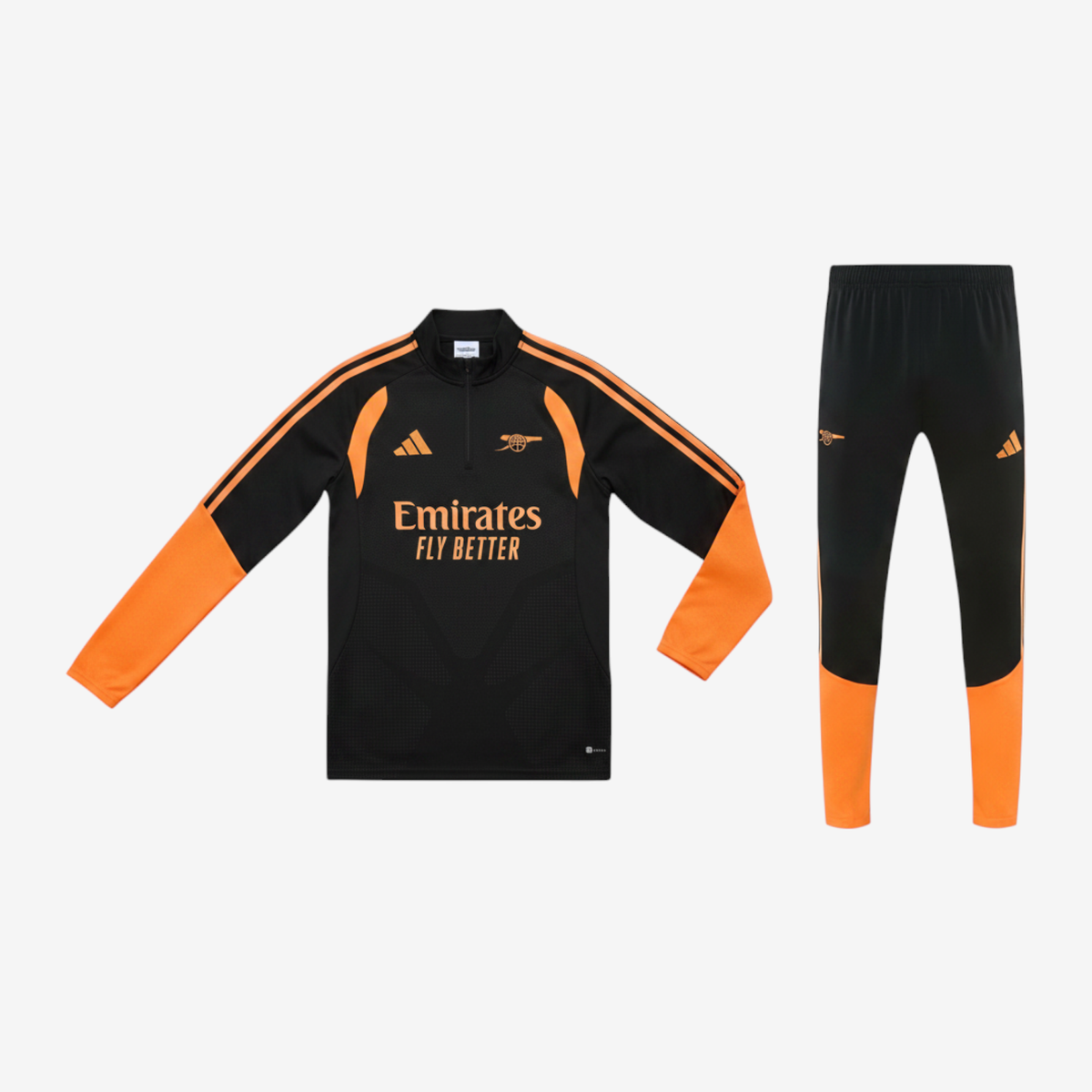 Arsenal Kids Tracksuit 26/27 - Black and Orange