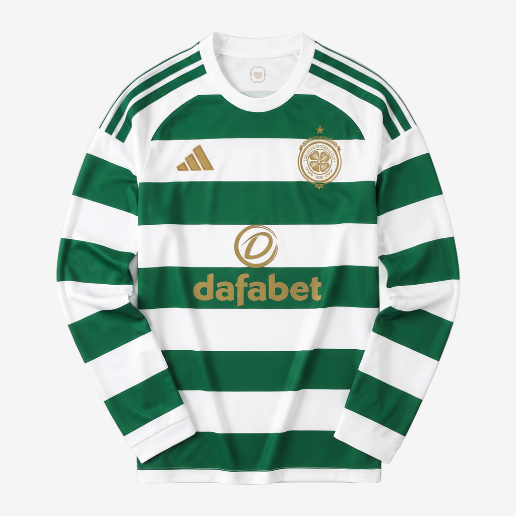 Celtic Home 26/27 Men's Long Sleeve Shirt