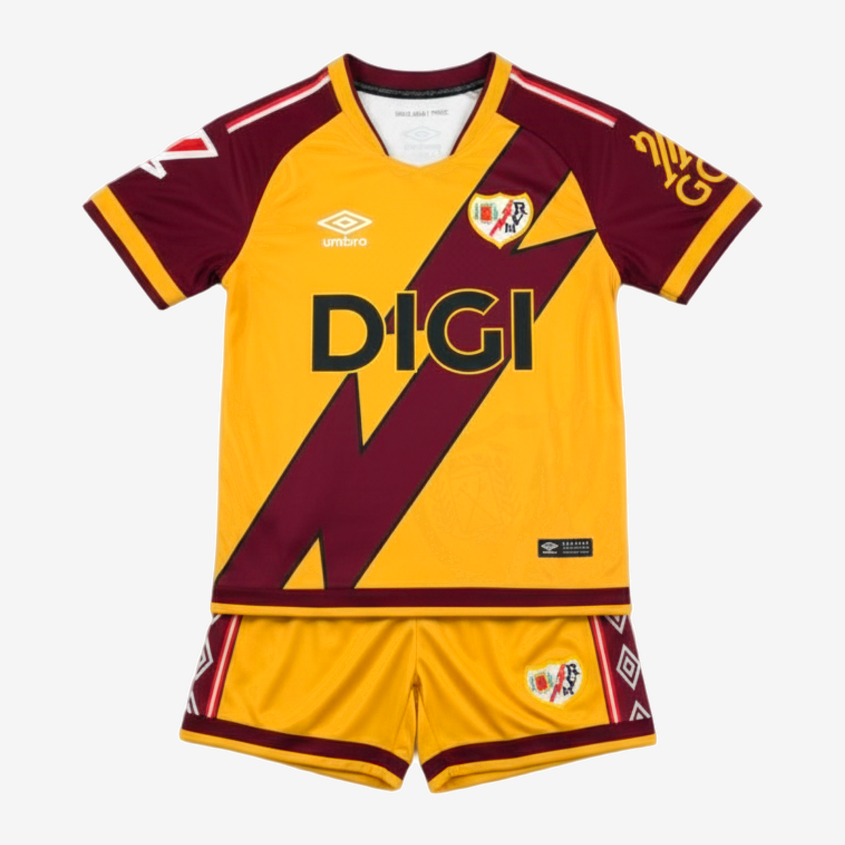 Rayo Vallecano Away 26/27 Kids Shirt Kit