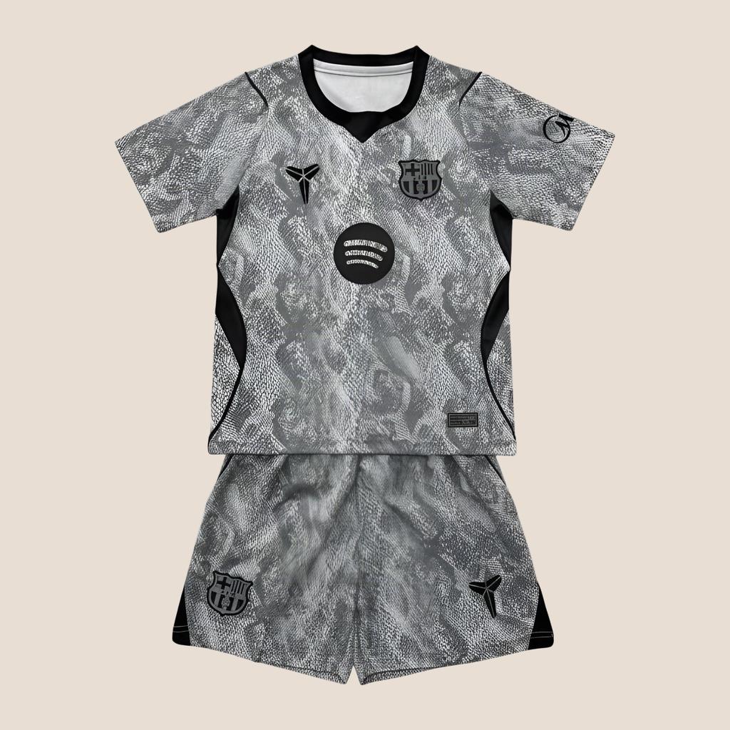 Barcelona Goalkeeper 26/27 Kids Shirt Kit - Grey