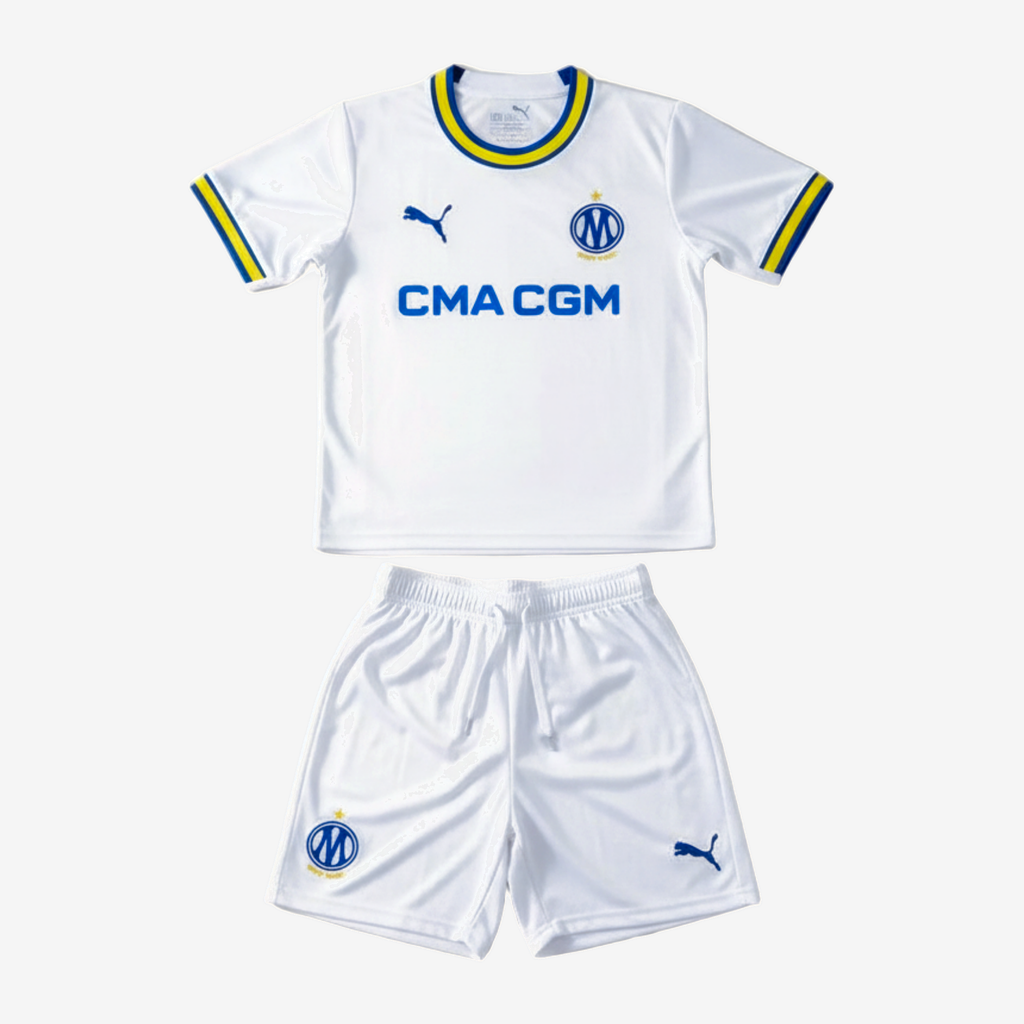 Marseille Home 26/27 Kids Shirt Kit
