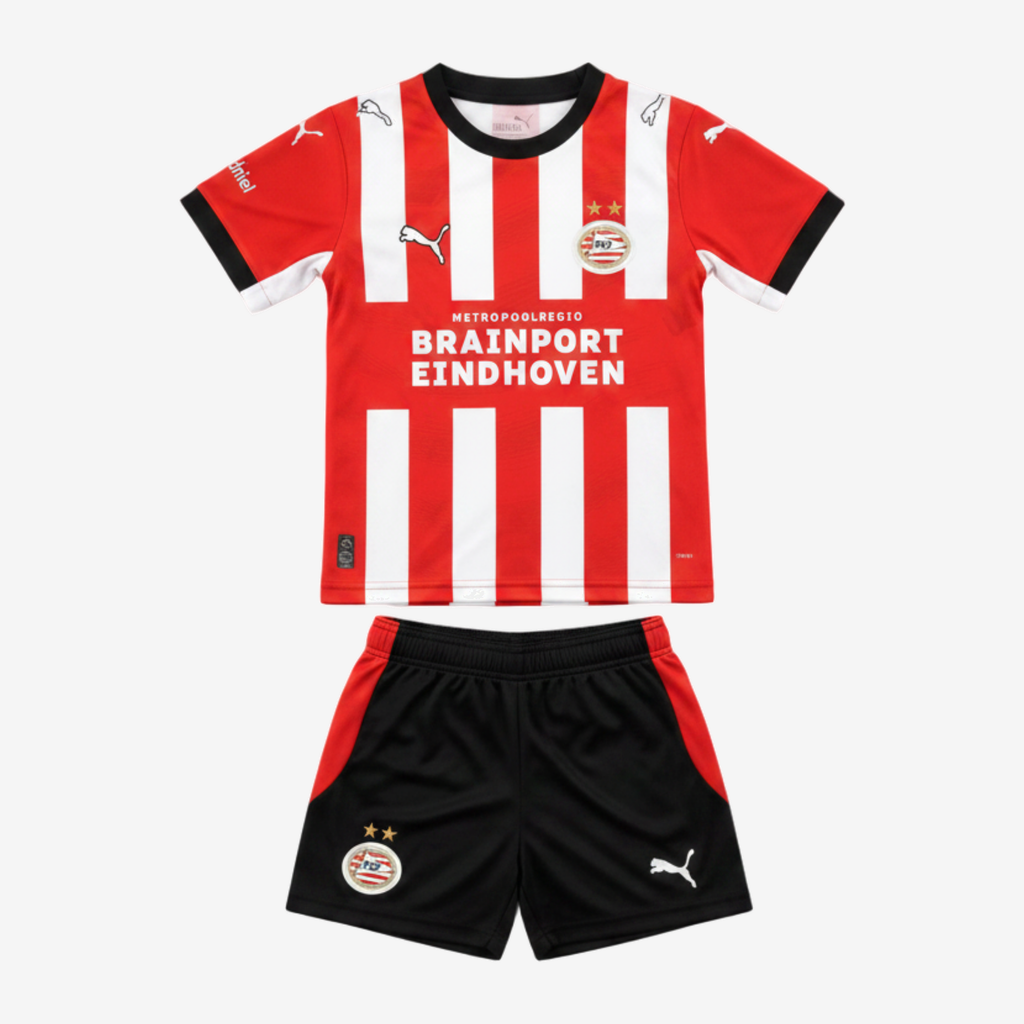 PSV Home 26/27 Kids Shirt Kit