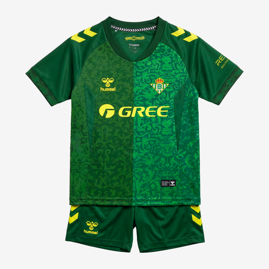 Real Betis Away 26/27 Kids Shirt Kit
