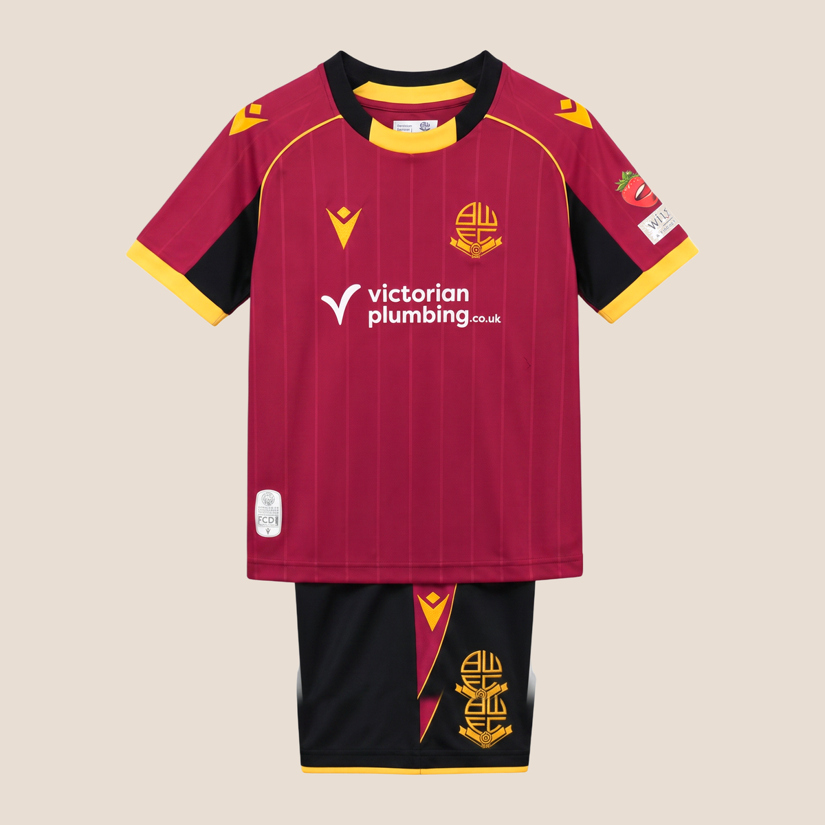Bolton Wanderers Away 26/27 Kids Shirt Kit