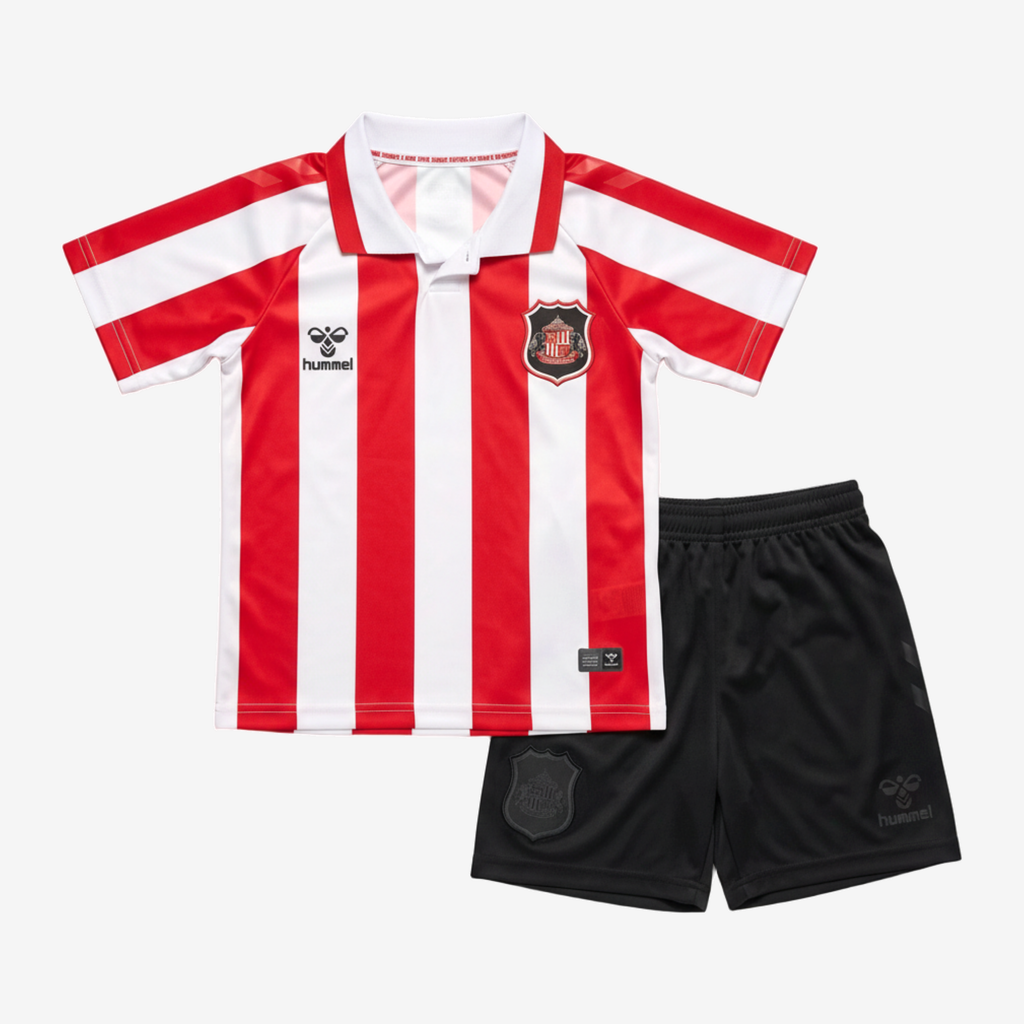 Sunderland Home 26/27 Kids Shirt Kit