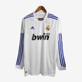 Real Madrid Retro Home 10/11 Men's Long Sleeve Shirt
