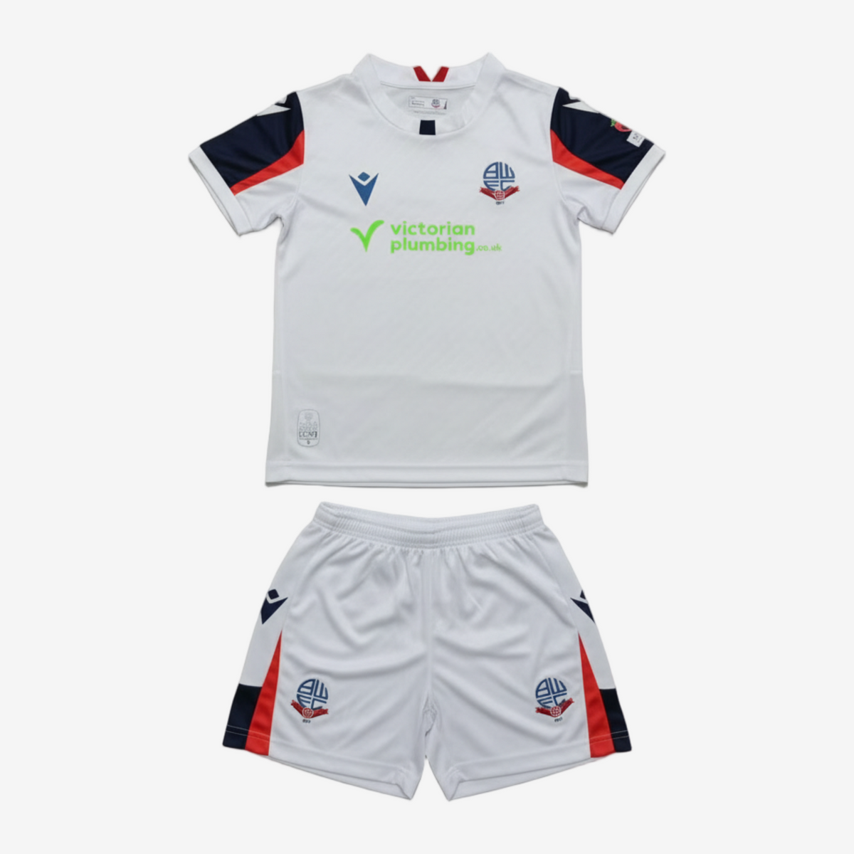 Bolton Wanderers Home 26/27 Kids Shirt Kit