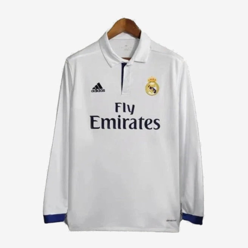 Real Madrid Retro 16/17 Men's Long Sleeve Shirt