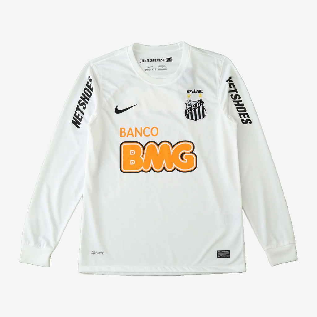 Santos Retro Home 11/12 Men's Long Sleeve Shirt