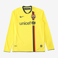 Barcelona Retro Away 08/09 Men's Long Sleeve Shirt