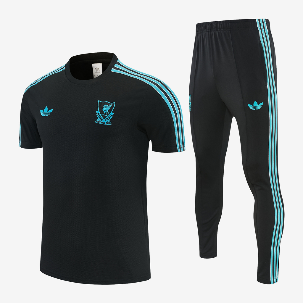 Liverpool Training Suit 26/27 - Black and Teal