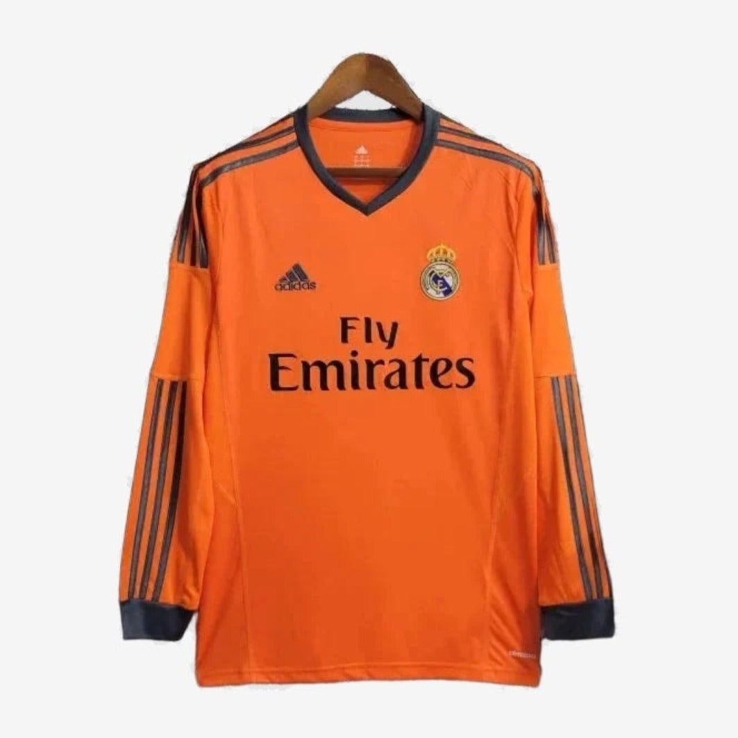 Real Madrid Retro Away 13/14 Men's Long Sleeve Shirt