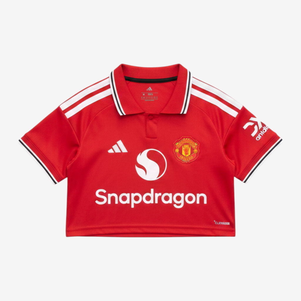 Manchester United Home 26/27 Women's Crop Tank Top