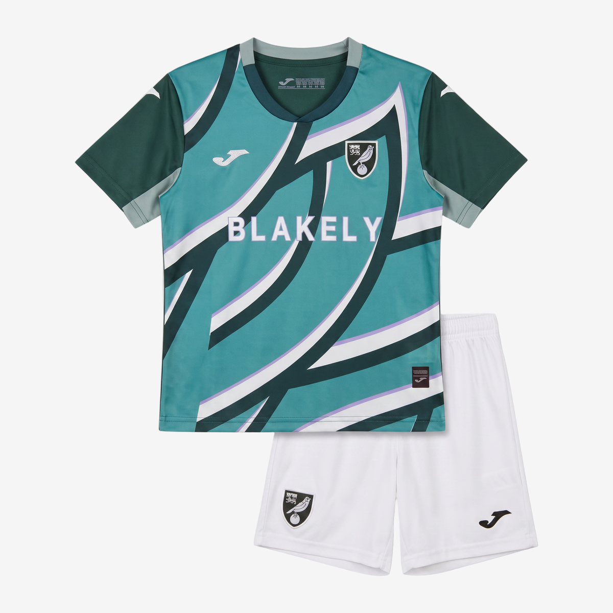 Norwich City Away 26/27 Kids Shirt Kit