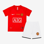 Manchester United Retro Home 07/08 Kids Shirt Kit