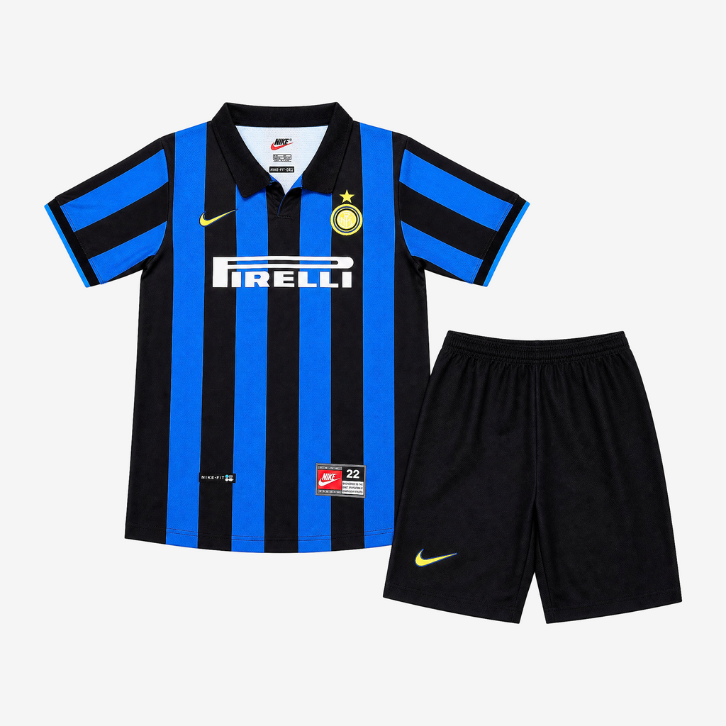 Inter Milan Retro Home 98/99 Kids Shirt Kit