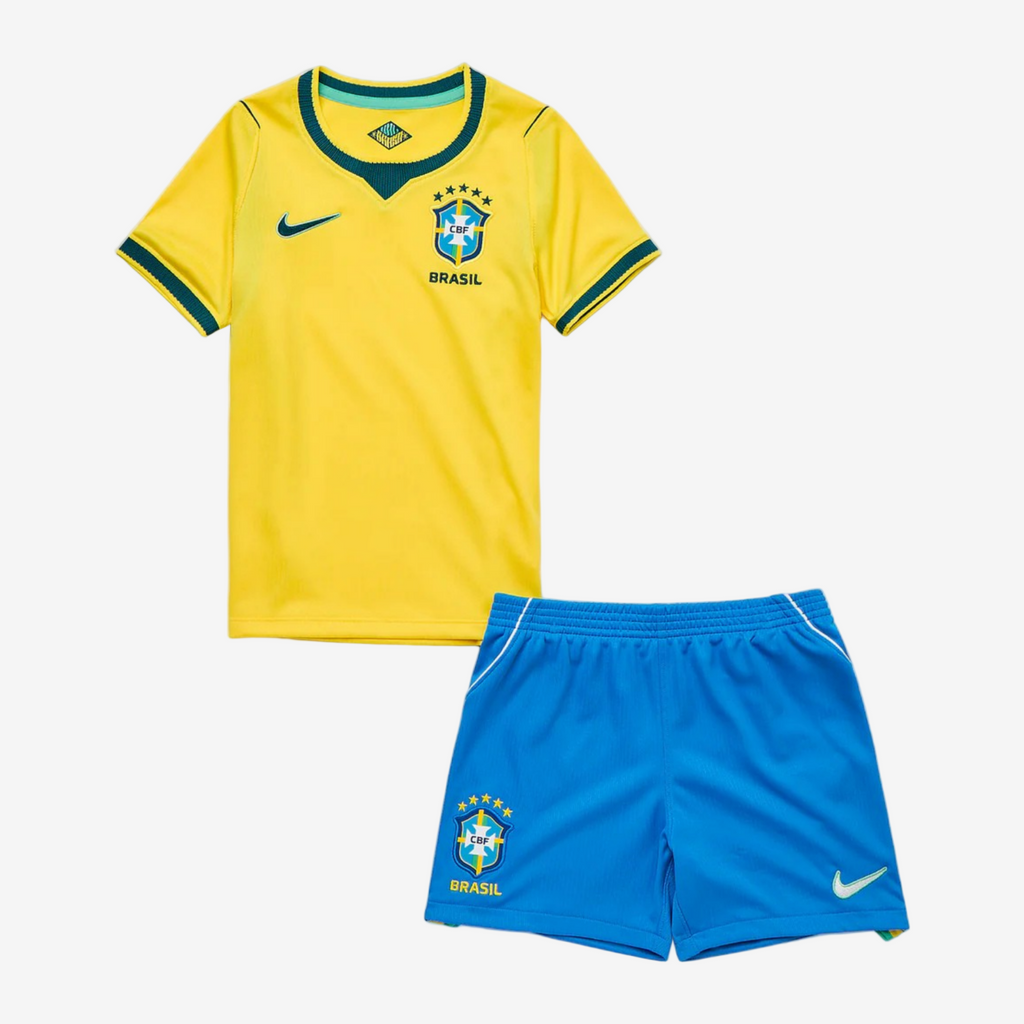 Brazil Home 26/27 Kids Shirt Kit