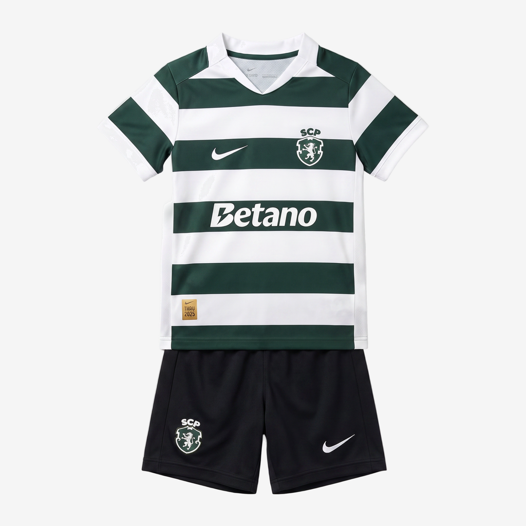 Sporting CP Home 26/27 Kids Shirt Kit