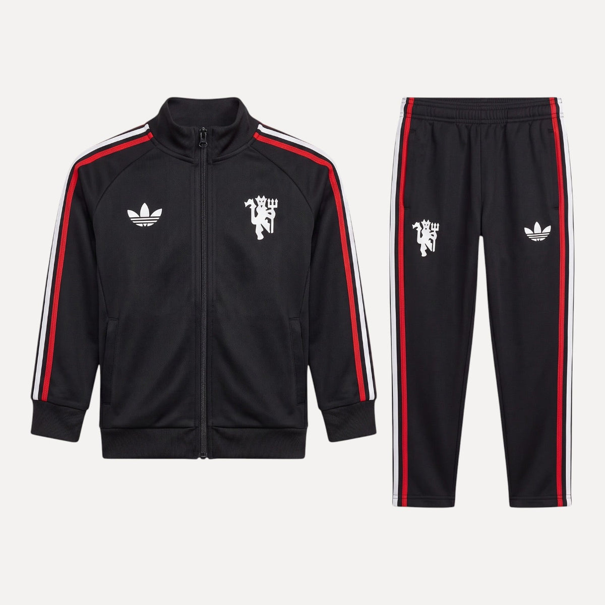 Manchester United Kids Tracksuit 26/27 - Black
