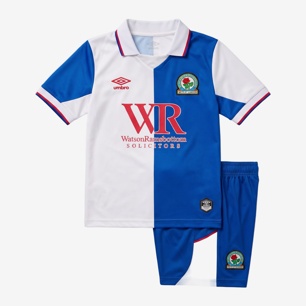 Blackburn Rovers Home 26/27 Kids Shirt Kit