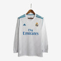 Real Madrid Retro Home 17/18 Men's Long Sleeve Shirt
