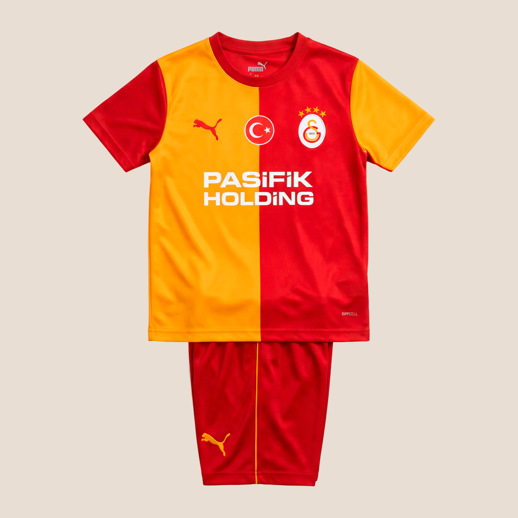 Galatasaray Home 26/27 Kids Shirt Kit