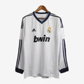 Real Madrid Retro Home 12/13 Men's Long Sleeve Shirt