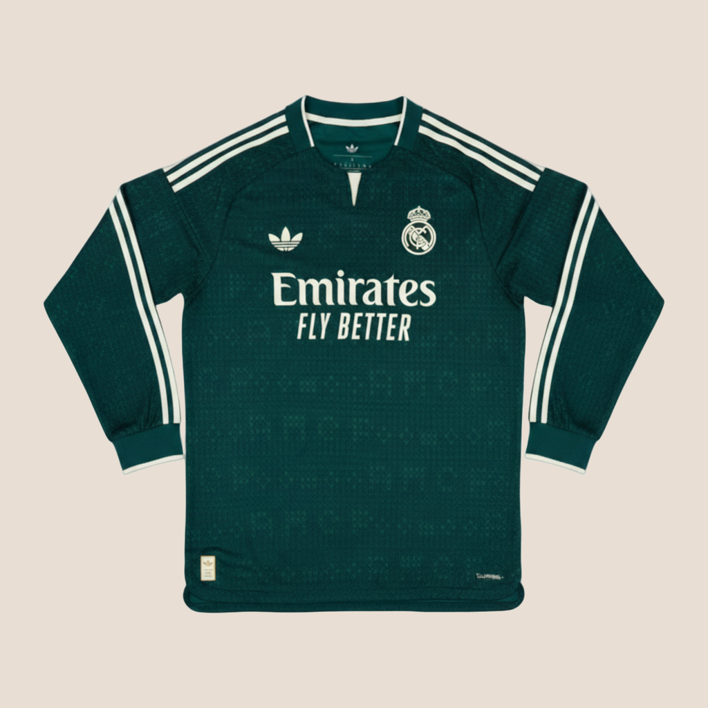 Real Madrid Away 26/27 Player Edition Long Sleeve Shirt