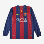 Barcelona Retro Home 14/15 Men's Long Sleeve Shirt
