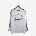 Real Madrid Retro Home 09/10 Men's Long Sleeve Shirt