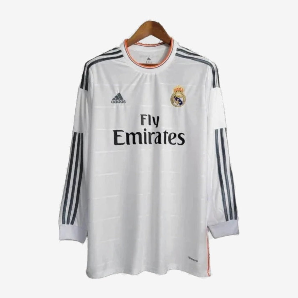 Real Madrid Retro Home 13/14 Men's Long Sleeve Shirt
