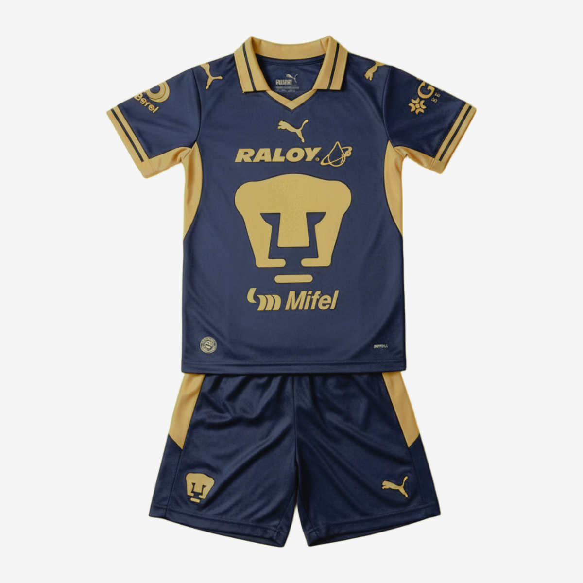 Pumas UNAM Home 26/27 Kids Shirt Kit