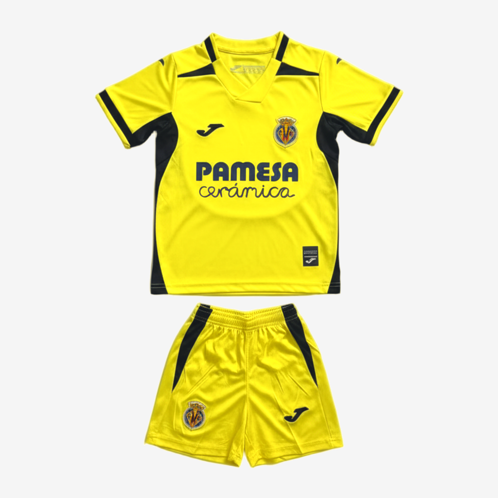 Villarreal Home 26/27 Kids Shirt Kit