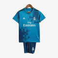 Real Madrid Retro Away 17/18 Kids Shirt Kit