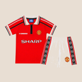 Manchester United Retro Home 98/99 Kids Shirt Kit
