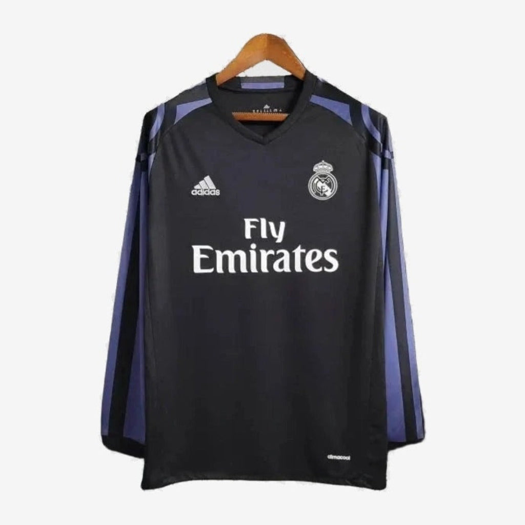 Real Madrid Retro Away 16/17 Men's Long Sleeve Shirt