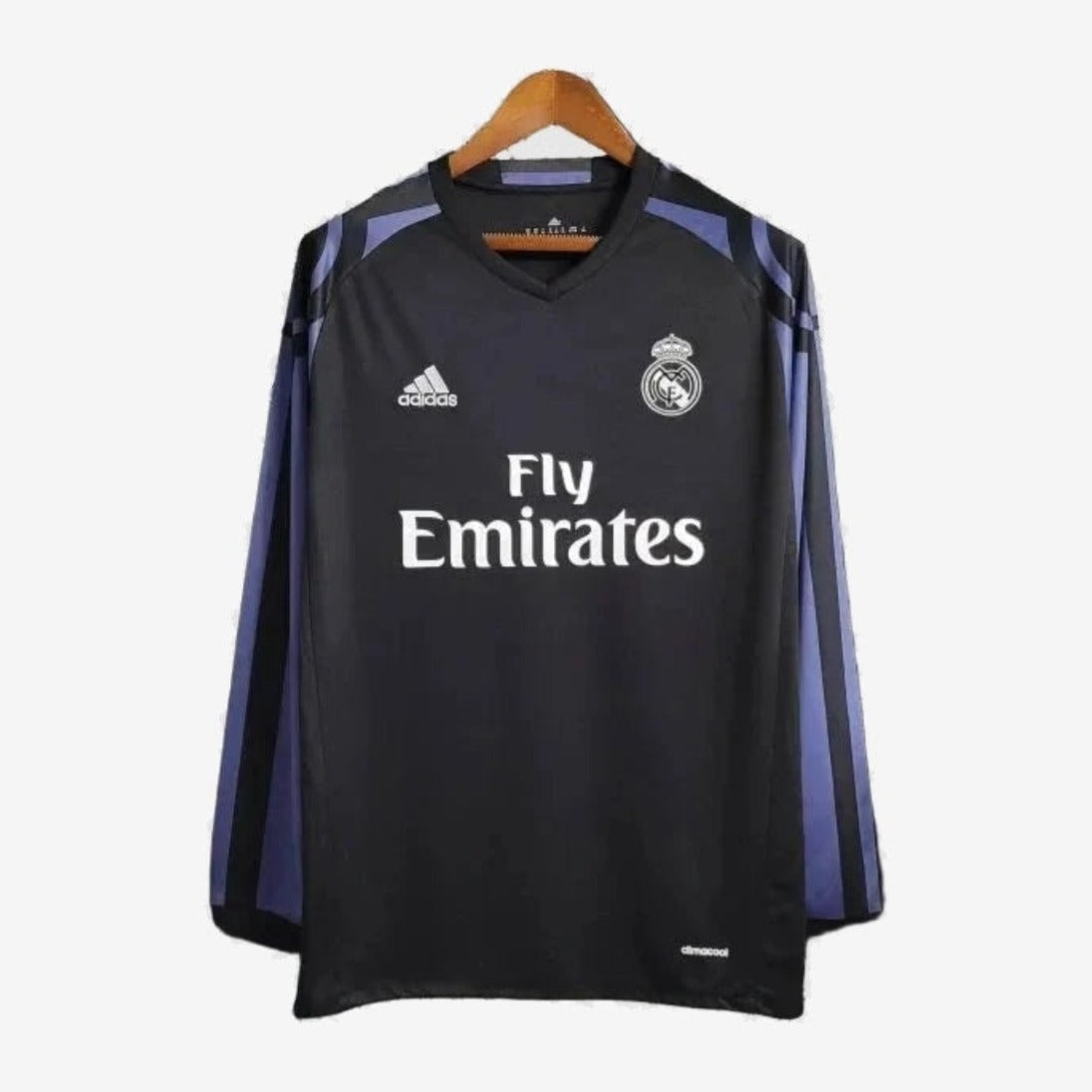 Real Madrid Retro Away 16/17 Men's Long Sleeve Shirt