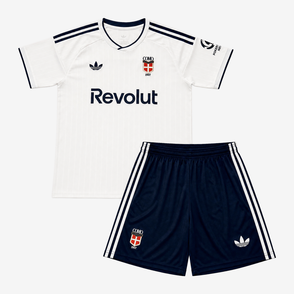 Como 1907 Away 26/27 Kids Shirt Kit