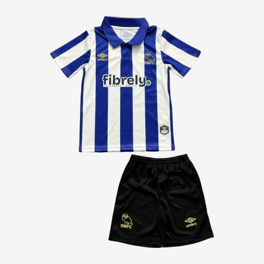 Sheffield Wednesday Home 26/27 Kids Shirt Kit