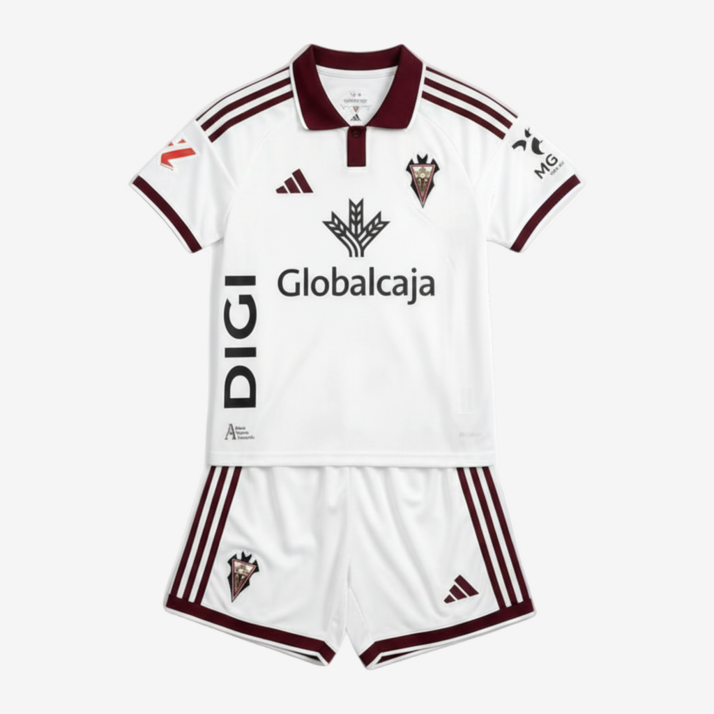 Albacete Home 26/27 Kids Shirt Kit