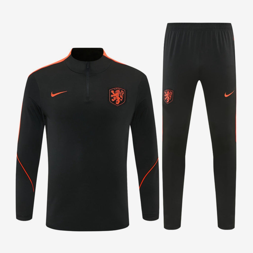 Netherlands Training Suit 26/27 - Black