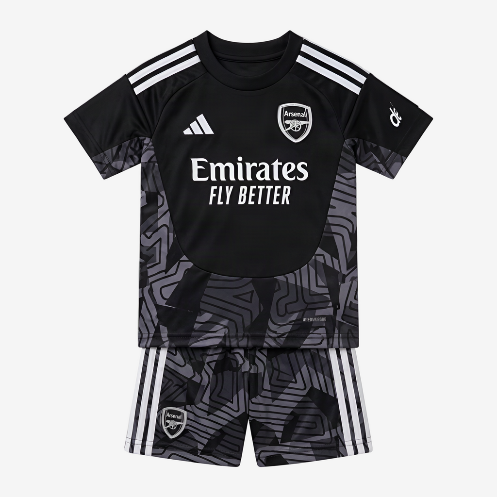 Arsenal Goalkeeper 26/27 Kids Shirt Kit - Black