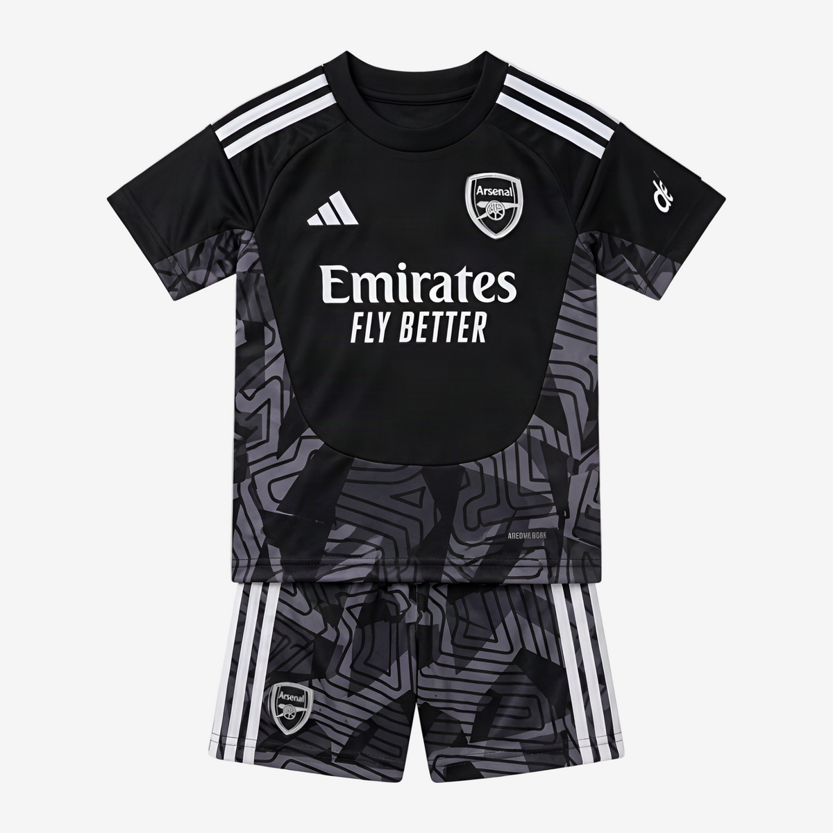 Arsenal Goalkeeper 26/27 Kids Shirt Kit - Black