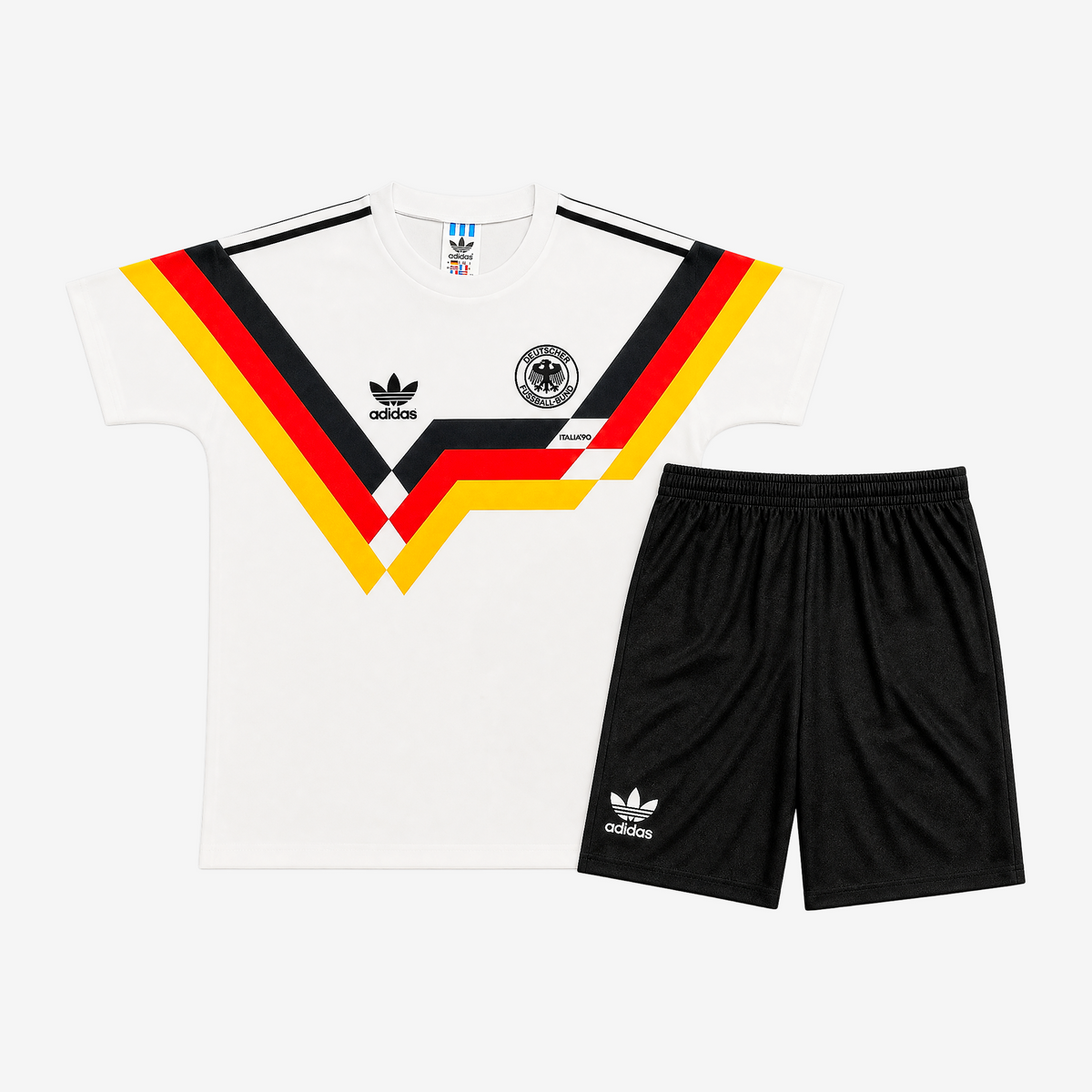 Germany Retro Home 1990 Kids Shirt Kit